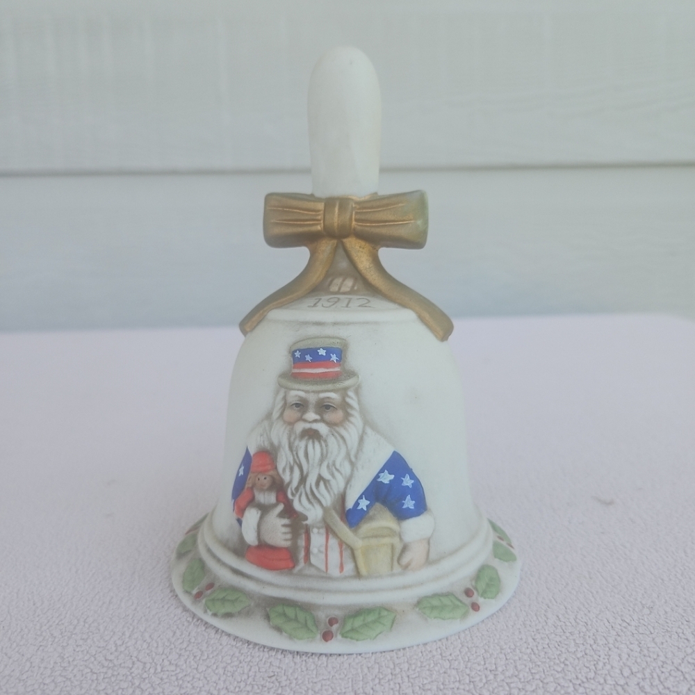 Flambro America Santa Claus 1912 Dinner Bell Memories of the Legend 1987 VTG